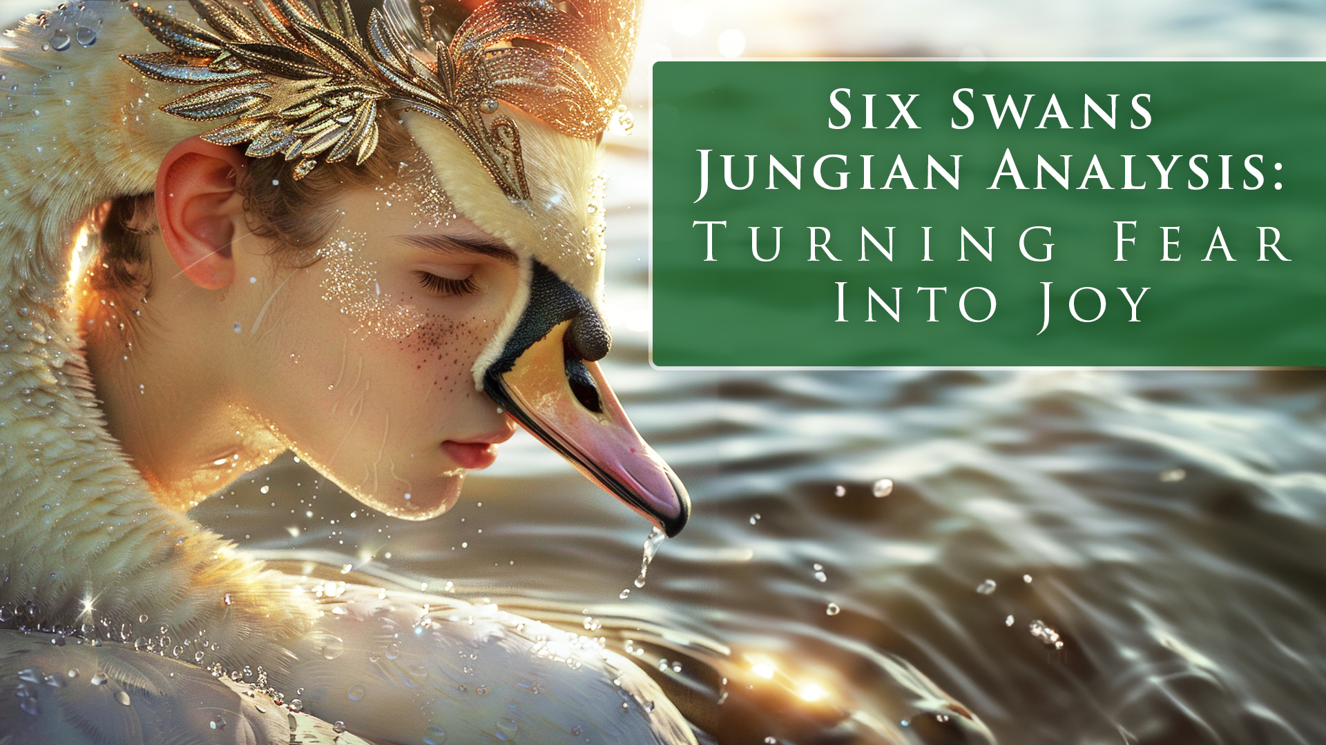 six swans Jungian analysis. Image a boy transforming into a swan